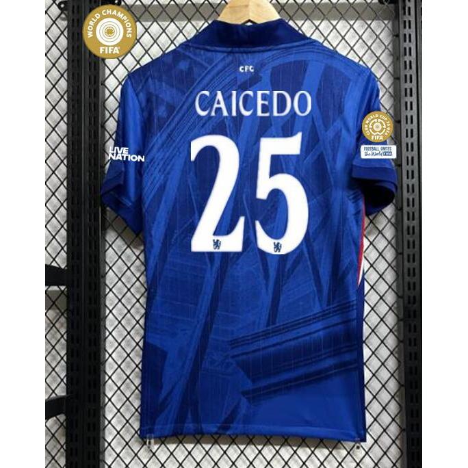 เชลซี เหย้า สเวตเตอร์ ฟุตบอล พิมพ์ สำหรับผู้ชาย ฤดูกาล 2025/26