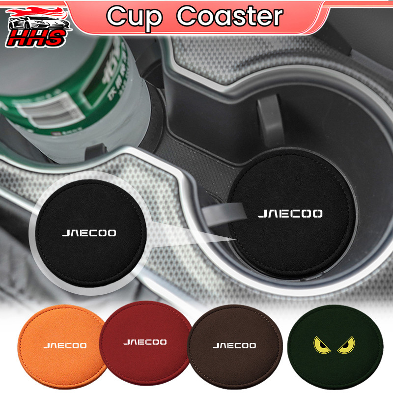 JAECOO รถถ้วย Coaster แผ่นกันลื่นรถบัฟเฟอร์กันเสียงพร้อมสต็อกรถอุปกรณ์เสริมสําหรับ JAECOO J7 J8 J6 J5 7 6 5 EV