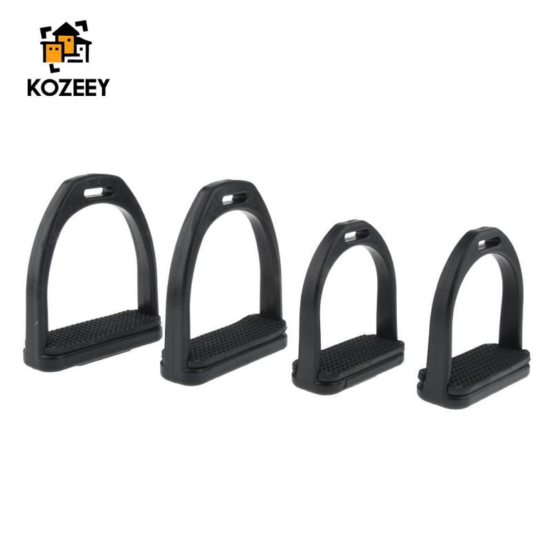 [KOZEEY] SAFETY STIRRUPS WITH BENDY WIDE TRACKS สำหรับการขี่ม้าของเด็ก