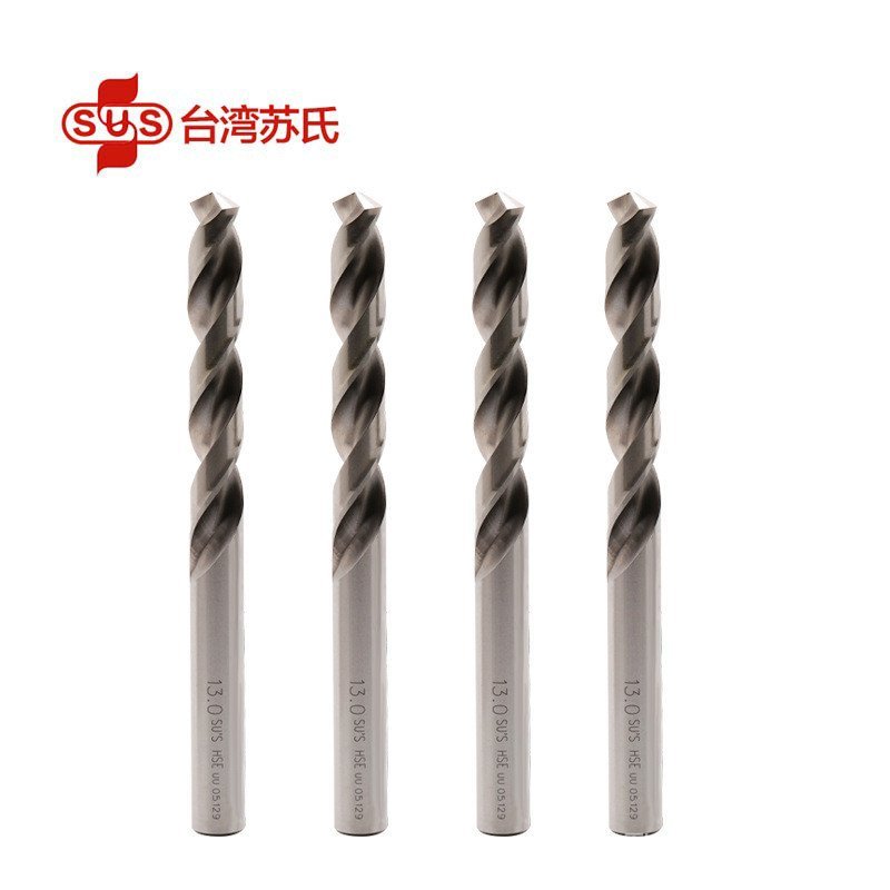 โรงงานเดิม SUS ไต้หวัน SUS U-111 สแตนเลสสตีลโคบอลต์สูงตรง Shank เจาะบิตสต็อก 0.8-13