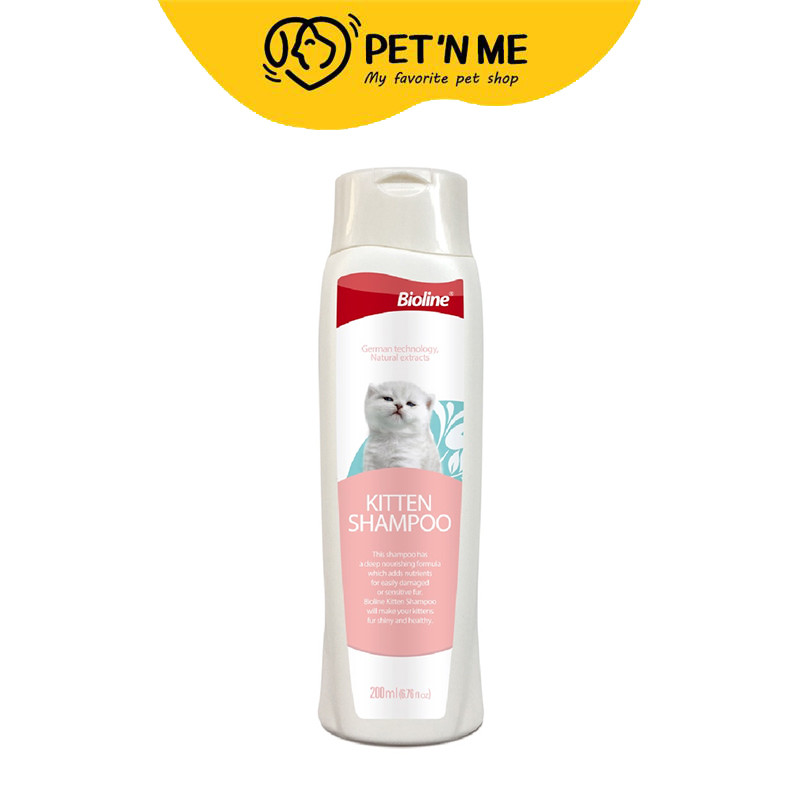 [จัดส่งจากร้านค้า] BIOLINE Kitten ไบโอไลน์ แชมพู สำหรับลูกแมว 200 ml [6970117123852]
