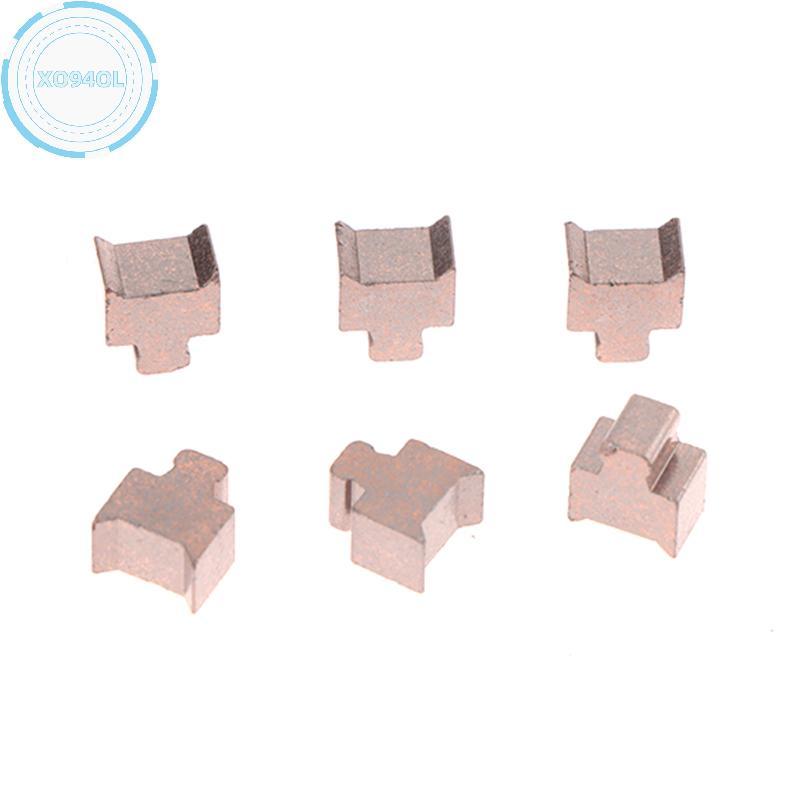 Xo94ol 10PCS DIY อุปกรณ์เสริมมอเตอร์แปรงคาร์บอนแทนที่สําหรับ RS550 BOSCH HITACHI METABO Milwaukee WO