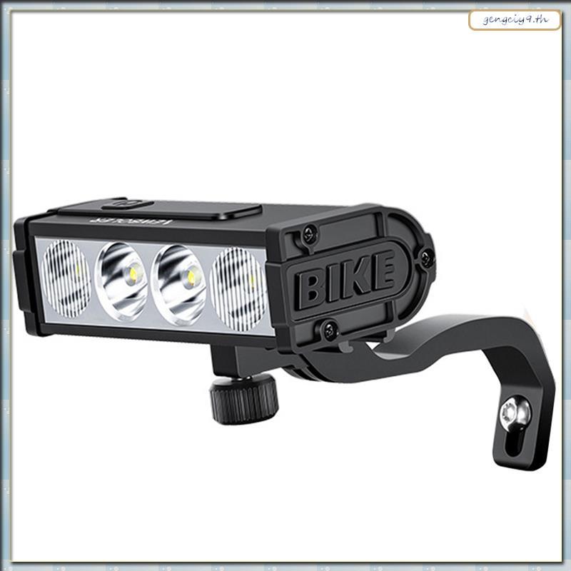 ไฟจักรยานพับได้ 2000mAh กันน้ำ 3000 Lumen ใช้งานง่ายสำหรับด้านหน้าจักรยาน
