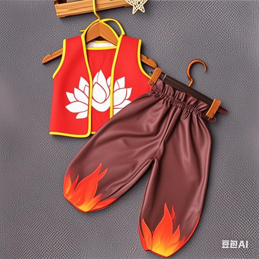 เครื่องแต่งกาย Nezha สำหรับเด็กและวัยรุ่น การแต่งตัวสำหรับการแสดงและการถ่ายภาพแบบการ์ตูนและcosplay