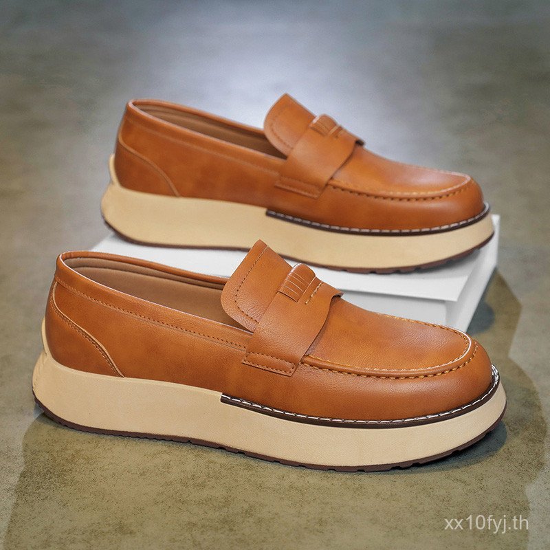 Xinhai (Sai) Sailing Shoes รองเท้าโลฟเฟอร์ผู้ชาย รองเท้าหนังคาร์โก้ลําลองอังกฤษ