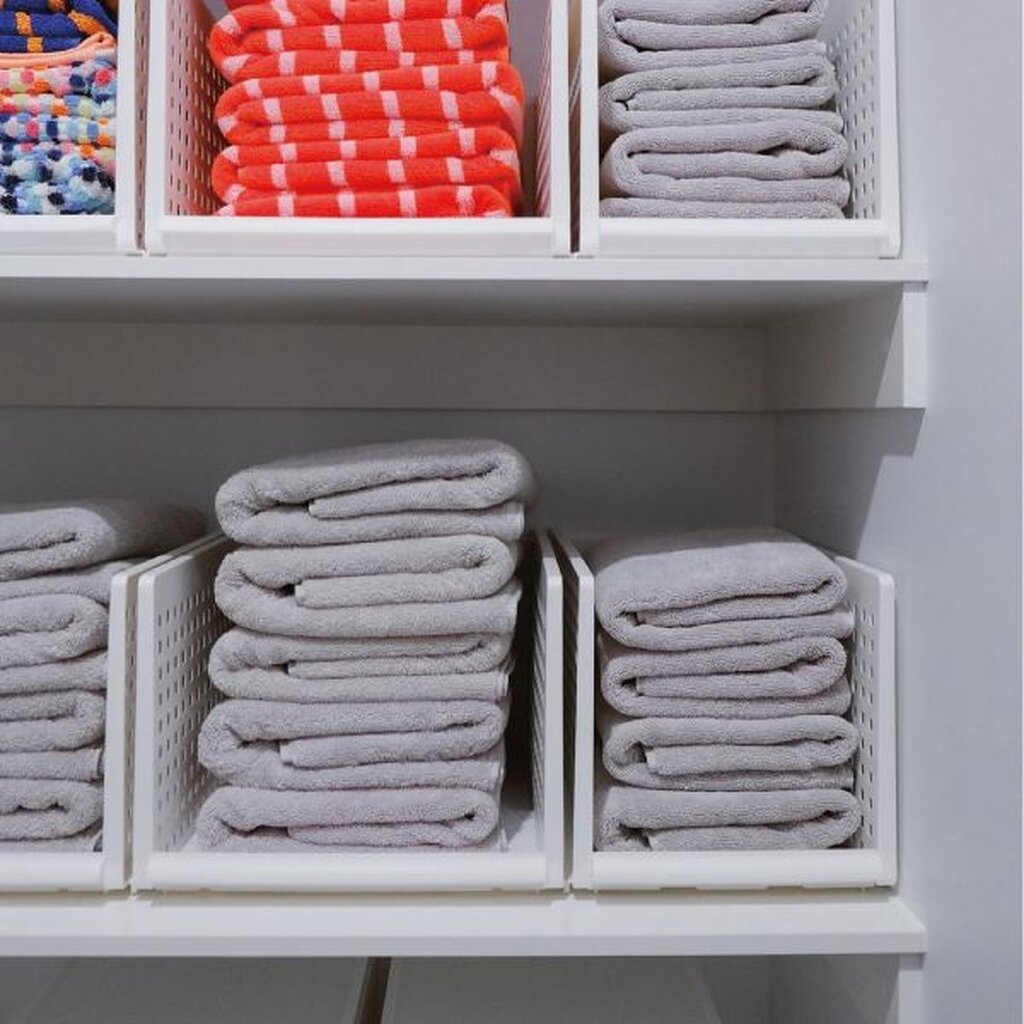 Omocha | Like it ชั้นวางเสื้อผ้า วางซ้อนกันได้ Modular Combinable Storage Tray ชั้นวางกระเป๋า กล่องจัดระเบียบ Made in...