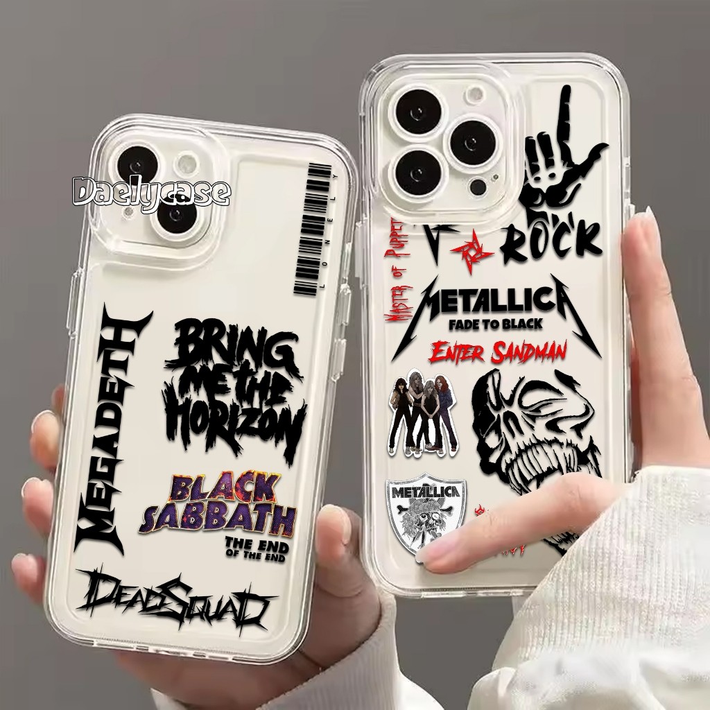 HP Softcase Metallica Black Sabbath สําหรับ Tecno Spark GO 1 - Pova 6 5G - Pova 5 - Pova 4 - Pova Ne