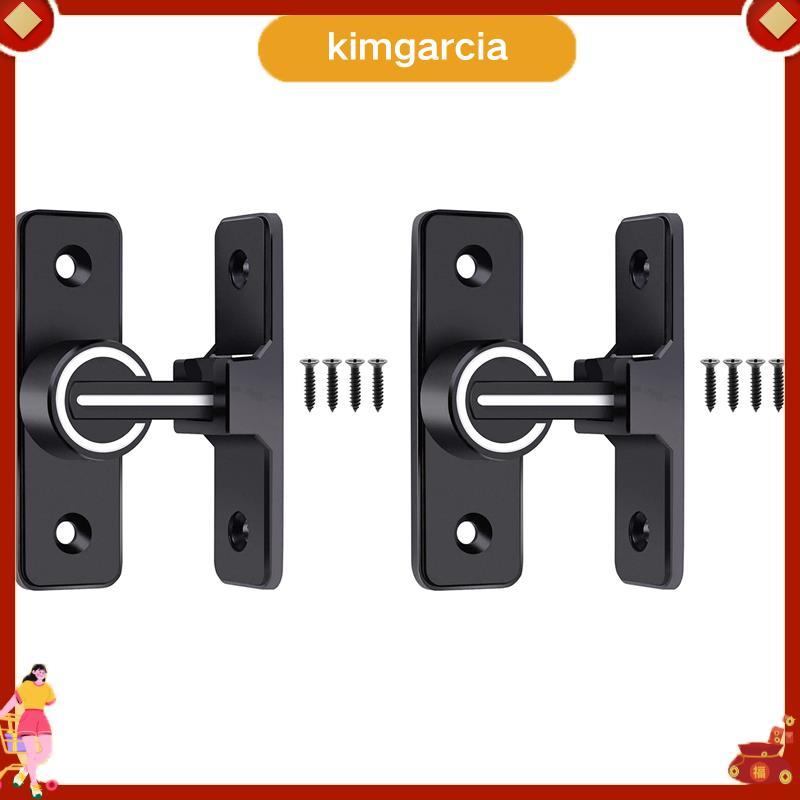 kimgarcia 2X Barn Door Lock,Sliding Barn Door Latch,Luminous 90 องศา Heavy Duty Gate Latch เหมาะสําห
