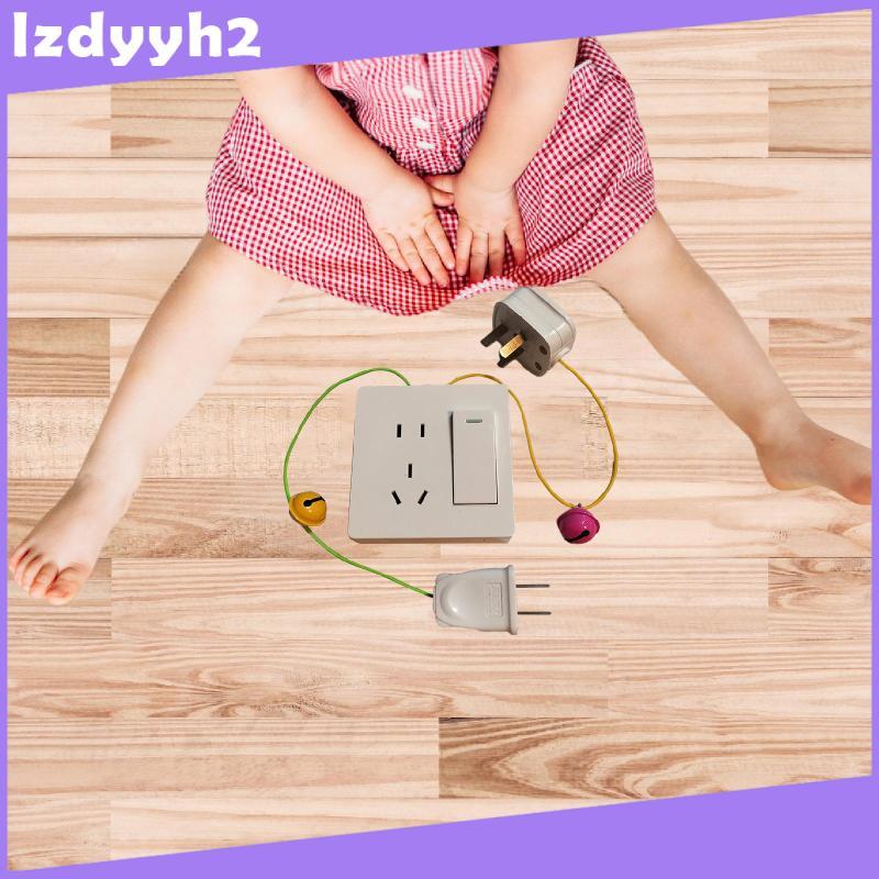 [Lzdyyh2] Kids Busy Board Plug Socket with Power Strip Birthday Holiday Sensory Toy