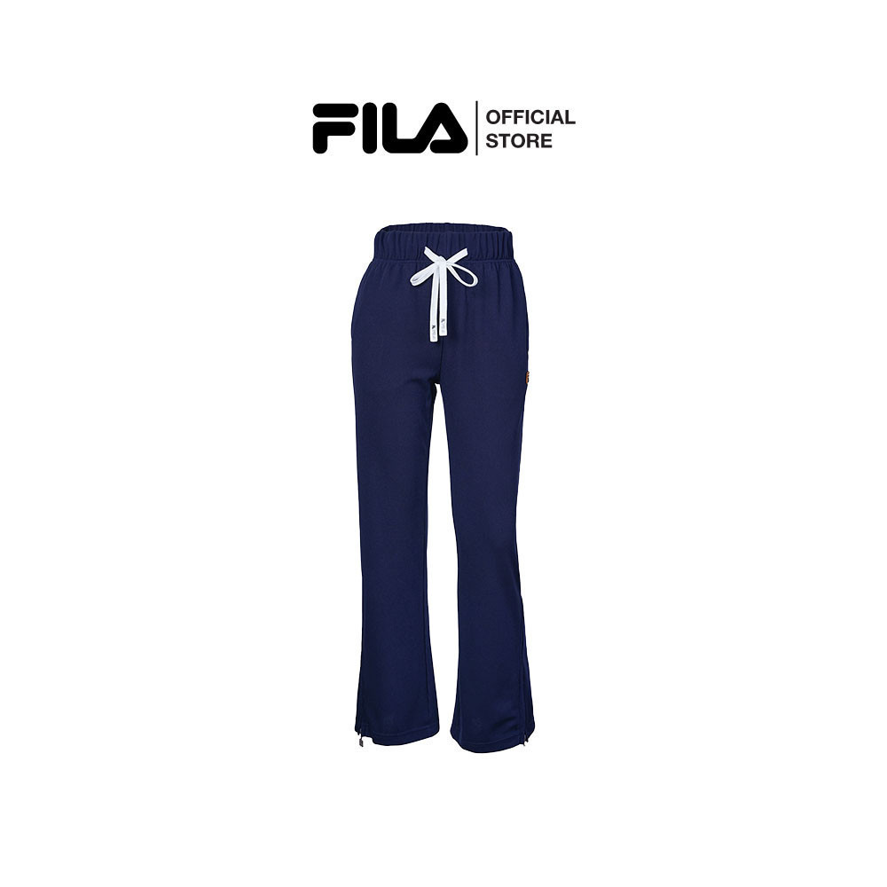 FILA กางเกงขายาวผู้หญิง OLD MONEY รุ่น LPA240707W - NAVY