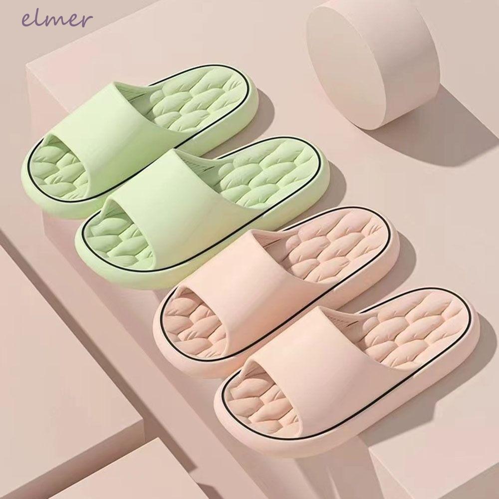 รองเท้าแตะเอmeer สไตล์สไลด์ หนานุ่ม พื้นลื่นสำหรับอาบน้ำและสวมใส่ง่าย