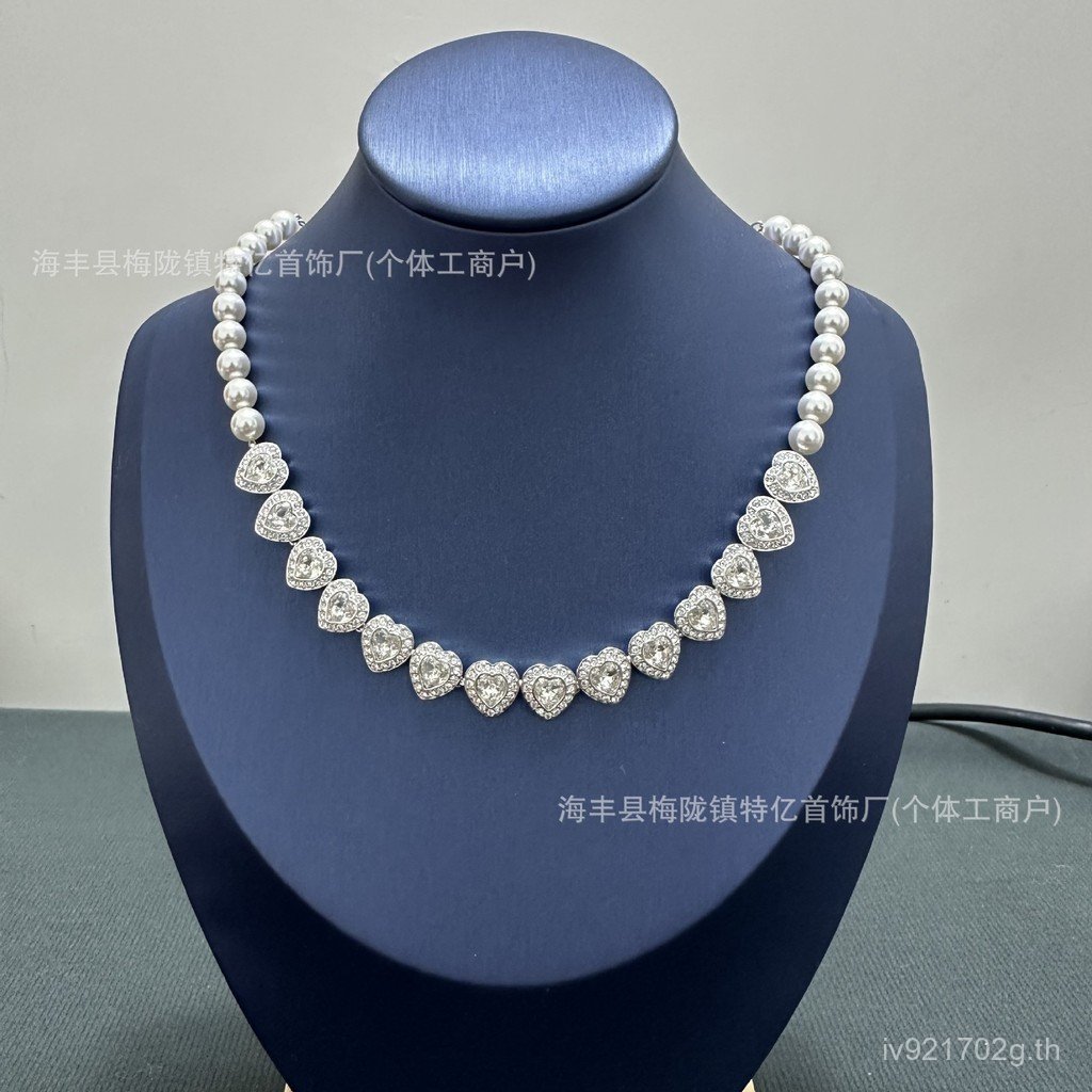 สร้อยคอมุก GNV เพชรเต็มเรือน สไตล์ใหม่ จากโรงงานโดยตรง