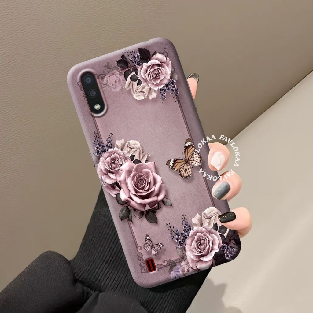 (FL02) เคส Samsung A01 A01Core A02 A03Core Fashion Case Softcase Macaron Silicone TPU