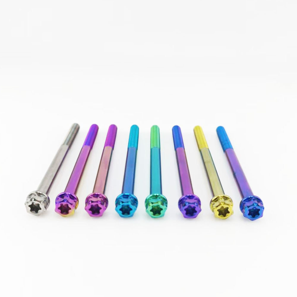 GR5 Titanium CNC M4 M5 สลักเกลียวไดนาโมสตาร์ท