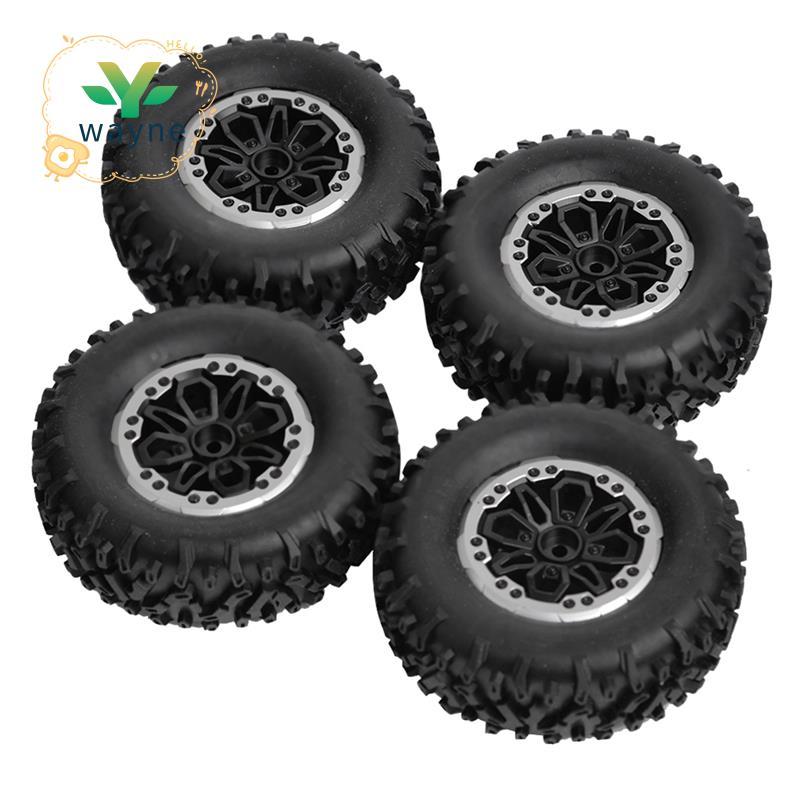 4pcs ล้อยางสําหรับ MN D90 91 96 99S B14 B24 C14 C24 C34 C44 LDRC LD1297 LD1299 RC รถอะไหล่อัพเกรดอุป