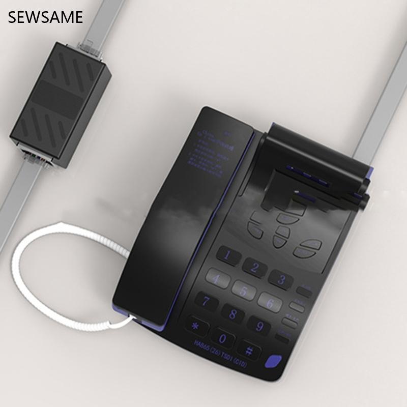 SEWSAME RJ-11 โทรศัพท์สาย Coupler Connector ซ็อกเก็ตอะแดปเตอร์ 6P6C 6P4C 6P2C Coupler