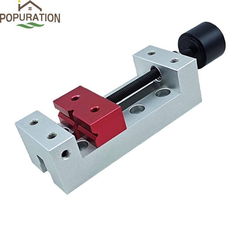 POP Benches Vice CLAMP อลูมิเนียมแบน CLAMP Benches Vice CLAMP แบบพกพาตาราง Benches Vise Fixing เครื่