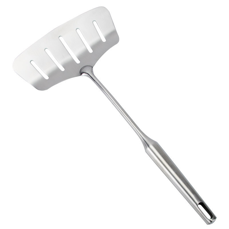 304 Stainless Steel Frying Spatula Fish Frying Spatula Pancake Spatula Clip Strainer Spatula