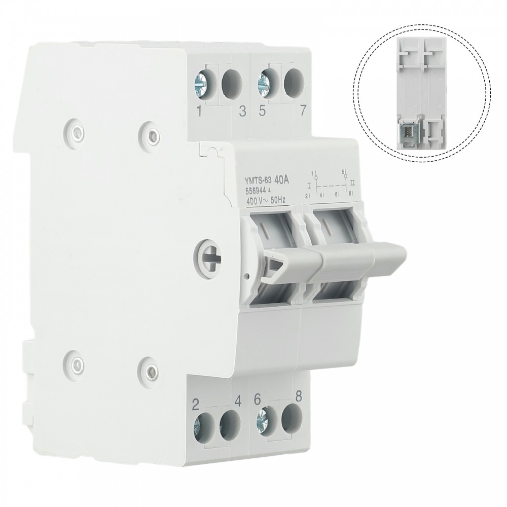 High Performance Manual Transfer Switch Interlock Circuit Breaker 2P 40A/63A MTS