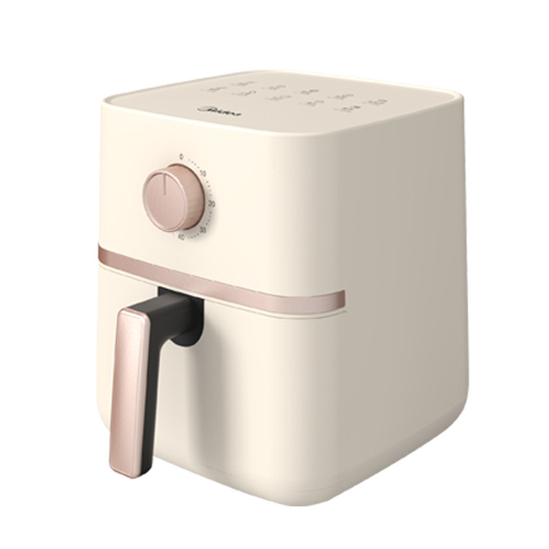 หม้อทอดไร้น้ำมัน Midea สำหรับใช้ในบ้าน4.2รุ่นใหม่ สมาร์ท มัลติฟังก์ชัน ไม่ต้องพลิก4.2L หม้อทอดไฟฟ้า 