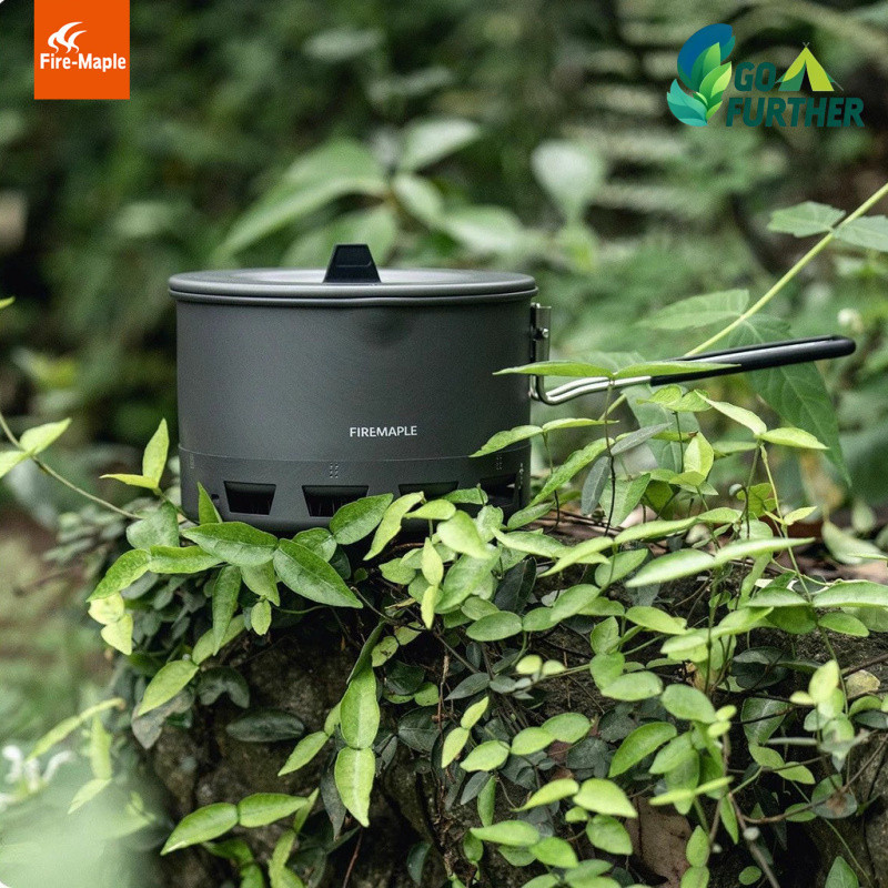 หม้อแคมป์ Fire Maple Cook set อลูมิเนียม ชุดหม้อแคมป์เบา น้ำหนักเบา 188g Pot+heater ต้มน้ำเร็ว สำหรับตั้งแคมป์ ปีนเขา กันลม พกพาง่าย BC Camping เดินป่า ปิกนิก ทริปมอเตอร์ไซค์ - รูปที่ 7