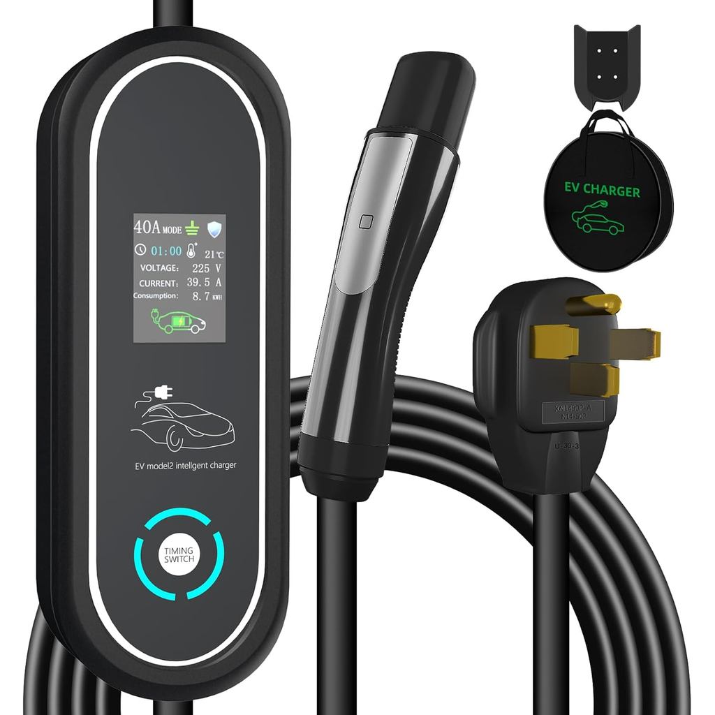 สําหรับ Tesla Charger ระดับ 2, 40A 240V 9.6kW สําหรับ Tesla Mobile Charger พร้อม NEMA 14-50 ปลั๊ก, 2