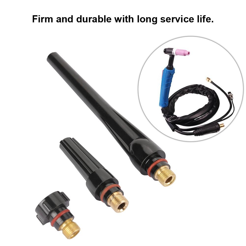 Thaihometools-TH Jiaocha 15 ชิ้น 57Y02(ยาว) 57Y03(Medium) 57Y04 ฝาหลังสำหรับไฟฉายเชื่อม TIg WP-17/18