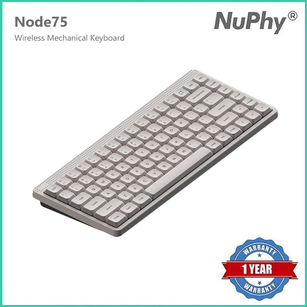 NuPhy Node75 Tri Mode Wireless Mechanical Gaming Keyboard