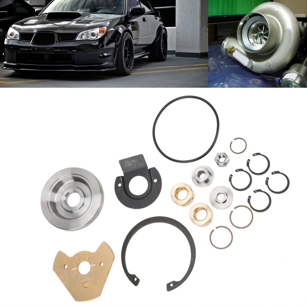 บริการเทอร์โบชาร์จเจอร์ 17 ชิ้นอุปกรณ์เสริมชุดซ่อมเทอร์โบทนทานสำหรับ HX50 HX50W HX52 HX52W HX55 HX55