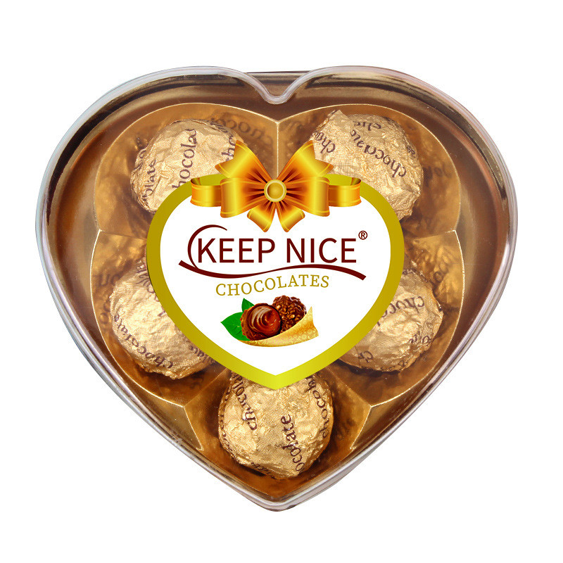 5 ชิ้น Golden Chocolate แซนวิชรูปหัวใจช็อกโกแลตชนิดบรรจุกล่องของขวัญวันวาเลนไทน์ของว่างสบายๆซูเปอร์มาร์เก็ตขายส่งสุด 25.11.06 - รูปที่ 3