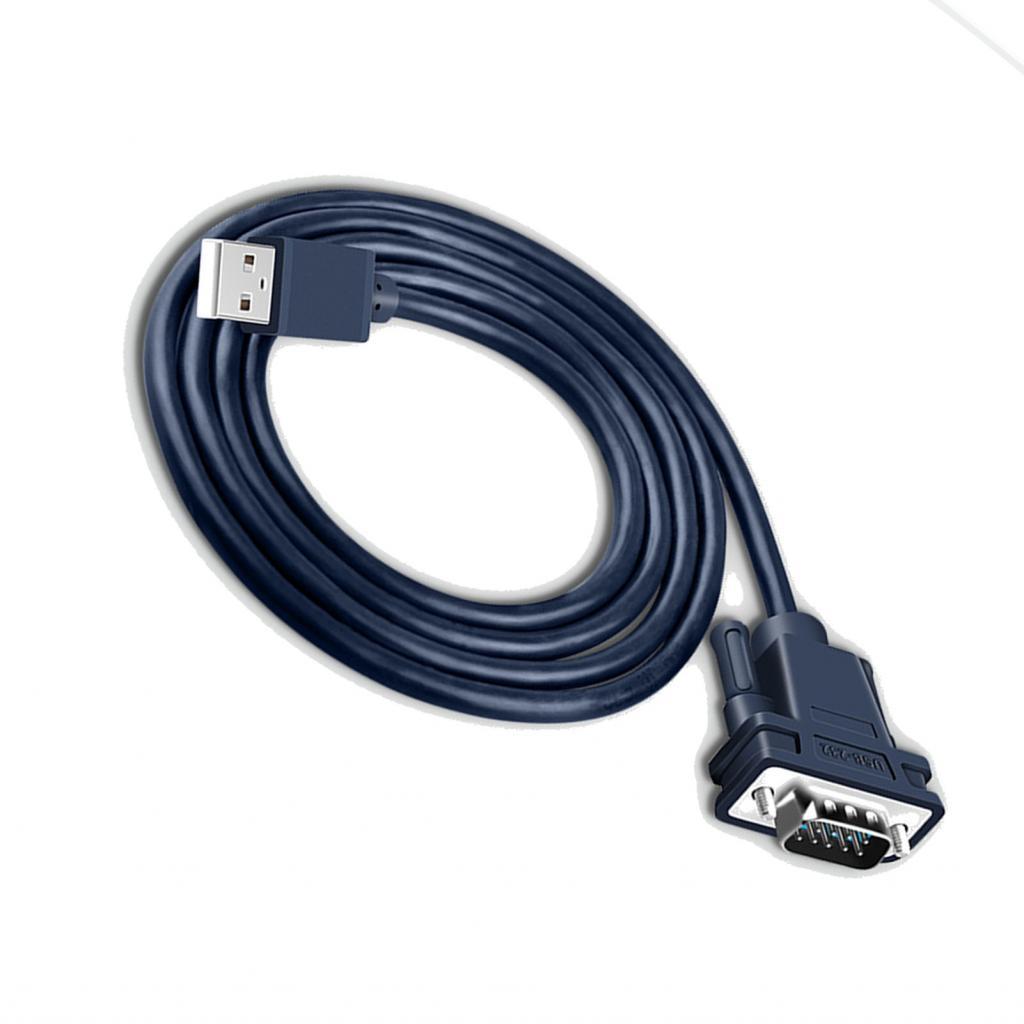 Ropa888 PUSOKEI USB to RS232 อะแดปเตอร์ Serial พร้อม FTDI Chipset 6.56ft 2.0 ชาย DB9 สําหรับ 11 10 8