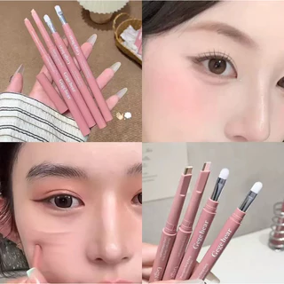 my-shop： ปากกาดอลลี่อาย2หัว 2in1 เขียนง่ายไฮไลท์ ดวงตากลมโตสไตล์เกาหลีเป็นธรรมชาติ กันน้ำกันเหงื่อ ติดทนนานM1091