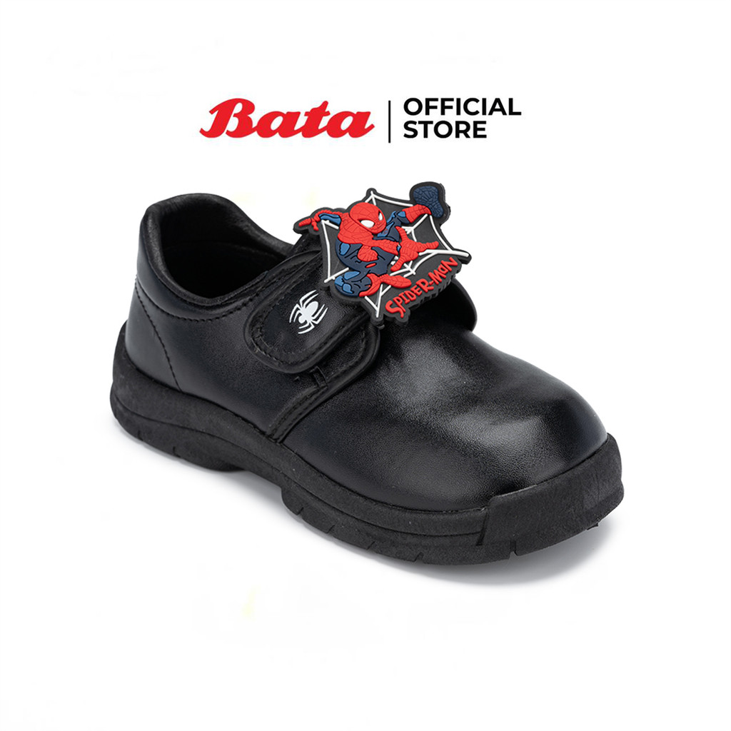 Bata บาจา รองเท้านักเรียน Marvel  อายุ 5 - 7 ปี สำหรับเด็กผู้ชาย รุ่น MATATA สีด
