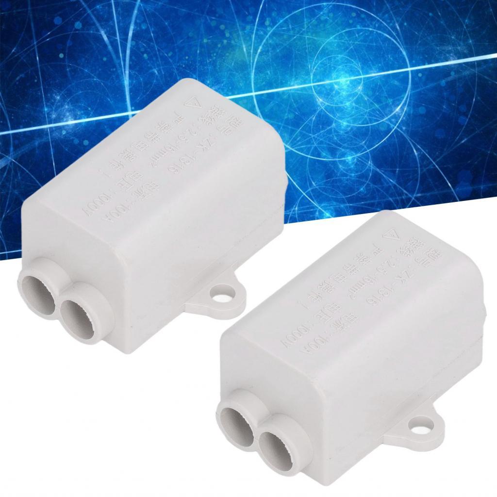 ลวด เชื่อมต่อ ชุด เทอร์มินัลประกบ 1000V 100A 2.5-16มม. ² ช่วงสายไฟ 2 ชิ้นสำหรับการเชื่อมต่อ