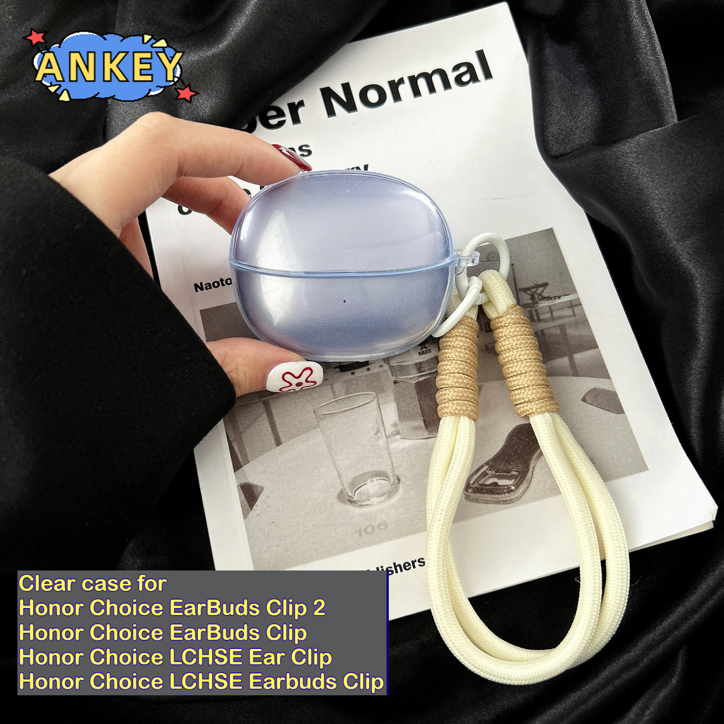 for Honor Choice EarBuds Clip 2 Case Protective Transparent Clear TPU Covers Honor Choice EarBuds Cl