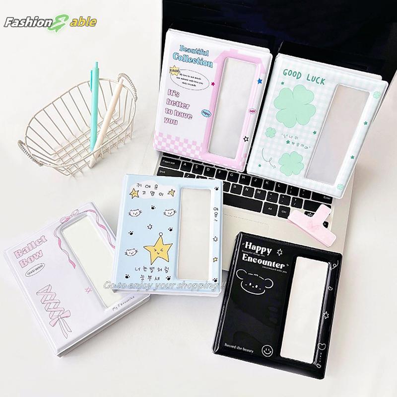 แฟชั่น.shop03 การ์ตูนกรอบรูปบูธอัลบั้มภาพสําหรับ 40 ชิ้น 2x6 นิ้วแถบภาพบุ๊คมาร์ค 20 ชิ้น 4x6 4R ผู้ถ