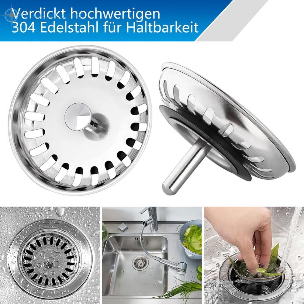 【SWTDRM】Reliable Stainless Steel Sink Strainer Replacement Plug for Efficient Draining