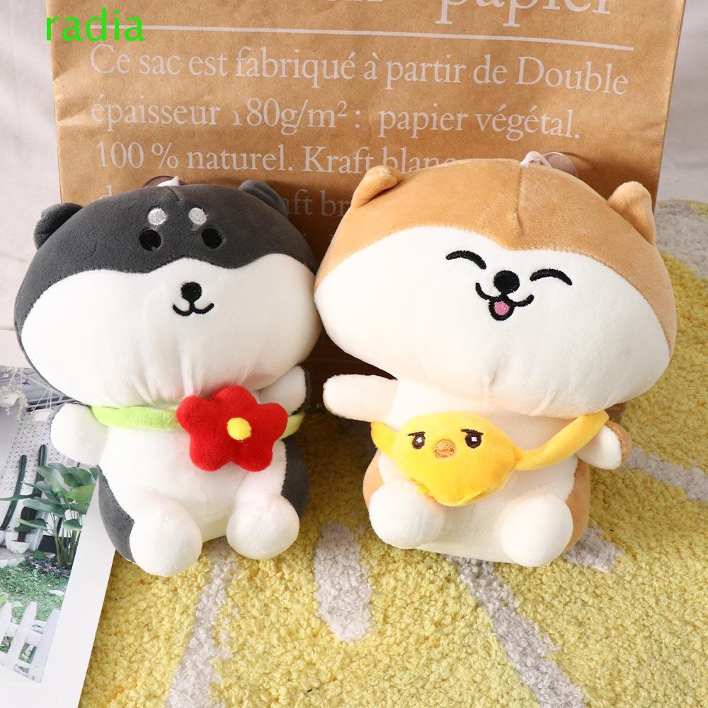 RADIANTZAP Husky Dog Plush ของเล่นเด็กเด็กตุ๊กตาตุ๊กตาจําลอง Husky Appease ของเล่น Plushie ปัจจุบันข