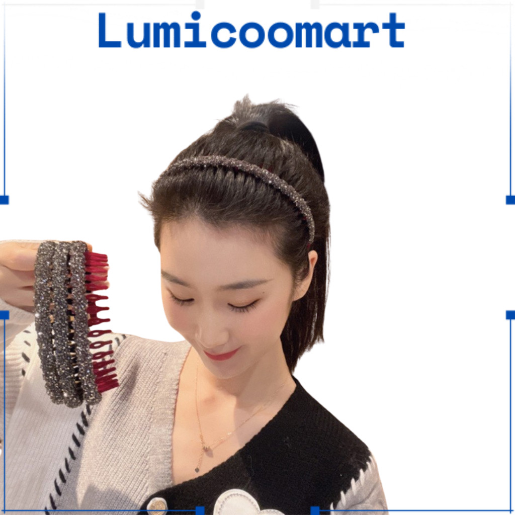 LM - HEADBAND ผู้หญิงใน THE SHAPE OF A SIRKAM H729 นําเข้าอัญมณีสไตล์เกาหลีแฟชั่นสตรี HEADBAND