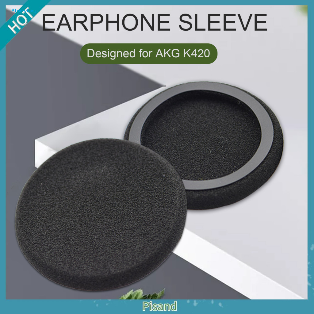 Pisand 2 ชิ้นหูฟังเปลี่ยนฝาครอบป้องกันสําหรับหูฟัง AKG K420 K430 K450 Series