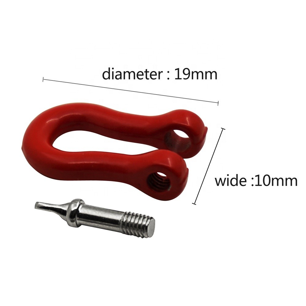 Original Rescue Tow Shackles กันชนโลหะ Trailer Hooks สําหรับ 1/10 RC Crawler SCX10 TRX4 TRX-4 D90 TF อะไหล่อุปกรณ์เสริม ราคา ถูกที่สุด ดีลบีเคเค แกลเลอรีภาพที่ 3