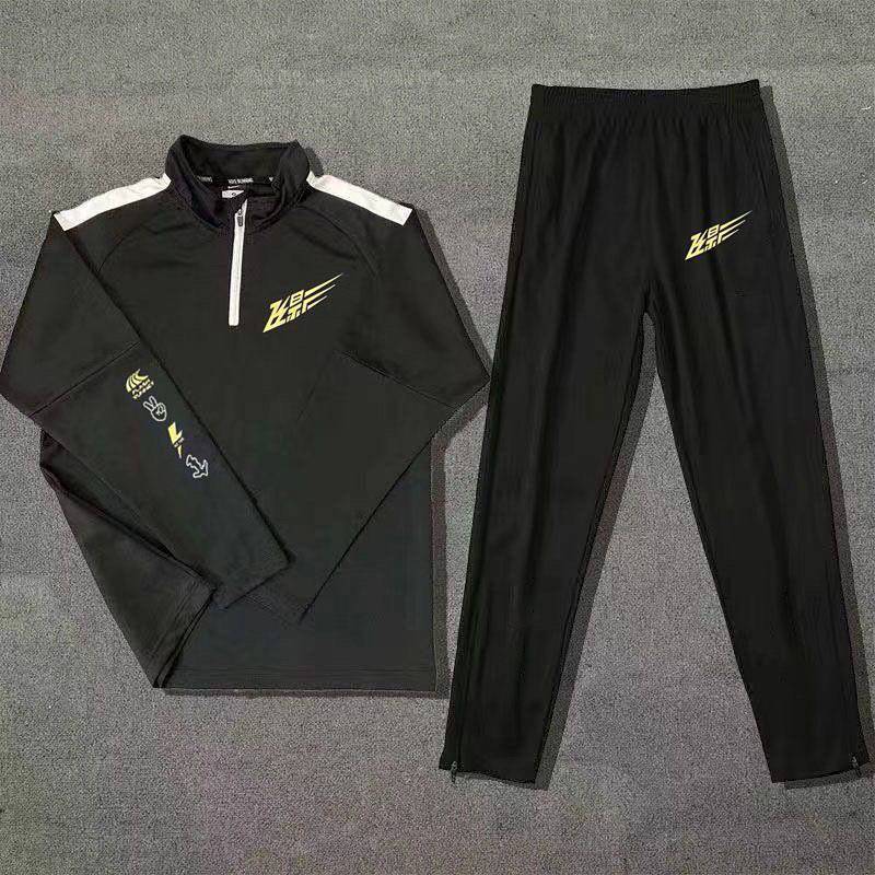 Feiying Half Long-Sleeve Zipper Track Suit Men and Women Autumn and Winter Suit Sports Students Trai