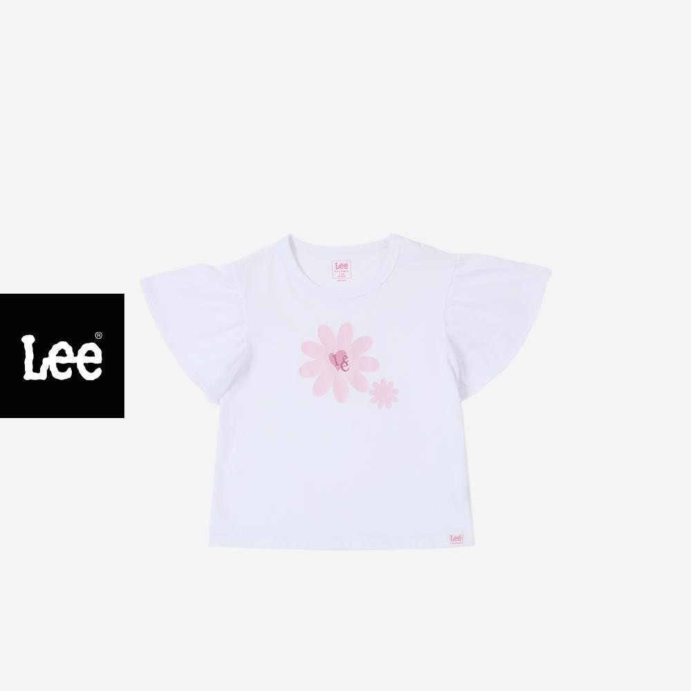 LEE KIDS เสื้อยืดแขนสั้นเด็กผู้หญิง คอลเลคชั่น Little Pink ทรง Regular LK S525GTSSN17 สีขาว