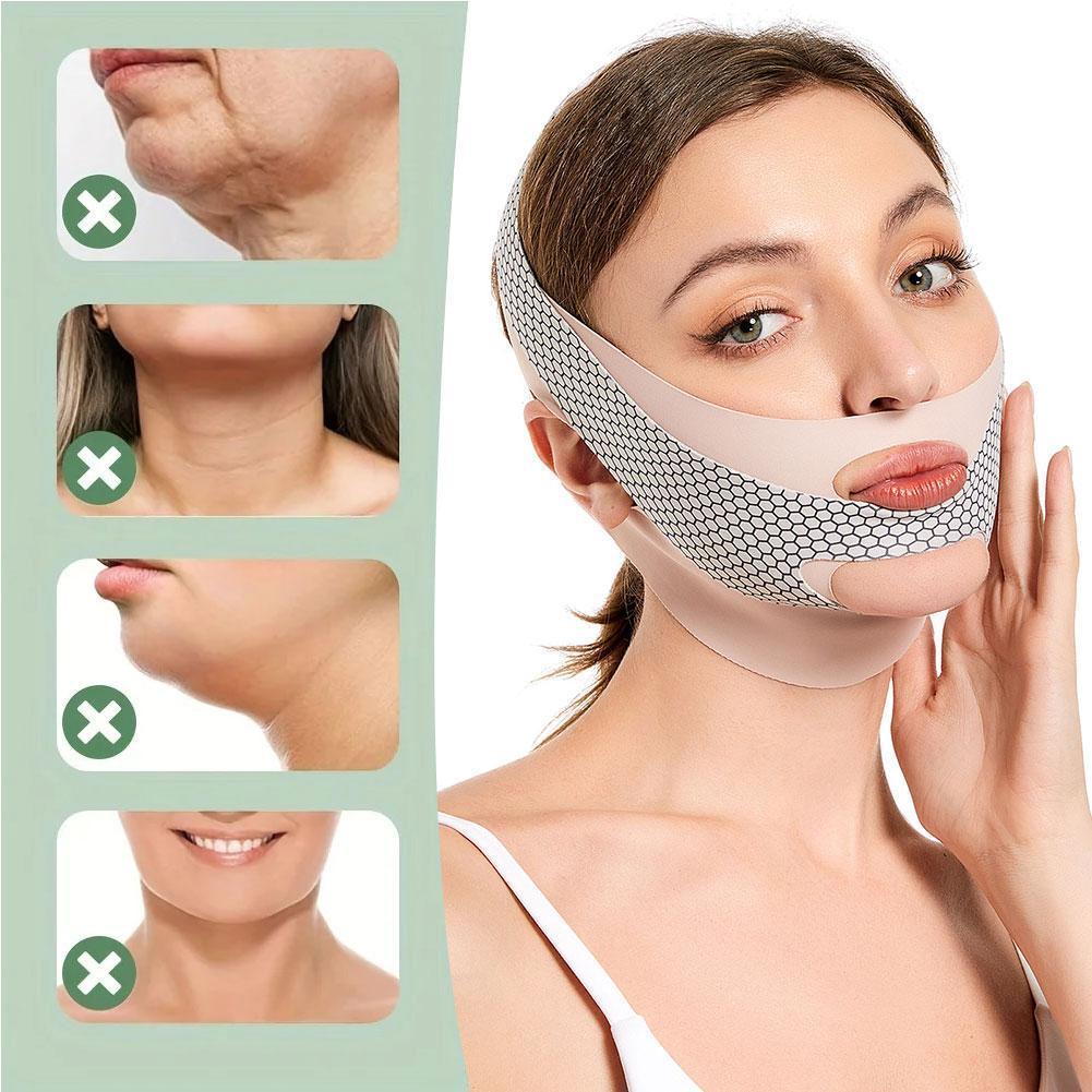 V Face Mask V Face Bandage Double Chin Maseter Bandage Girls Care Chin Available Day Mask E6o0