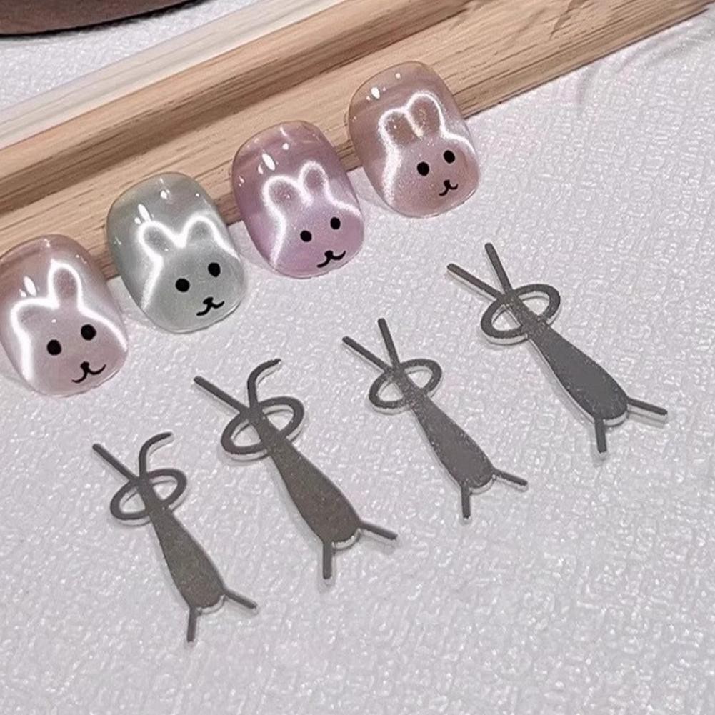 กระต่ายรักตาแมวเครื่องมือเล็บใหม่กระดาษพิเศษกวดวิชาแม่เหล็กรวมกันคลิปแม่เหล็ก ฉ8ฉัน4