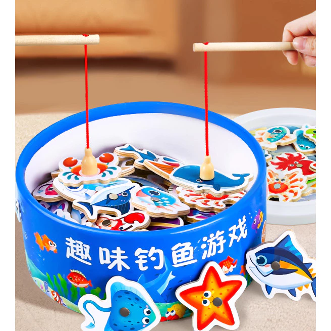 ของเล่นตกปลาแม่เหล็กเสริมพัฒนาการเด็ก 1 ถึง 3 ปี thumbnail 7