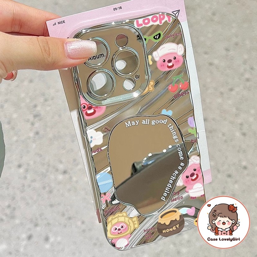 🔥ส่งจากไทย Cute Loopy เคส IPhone 17 16 15Pro Max IP11 14Pro Max XR พสัส13 12 7 8 Plus X XsMax Mirror