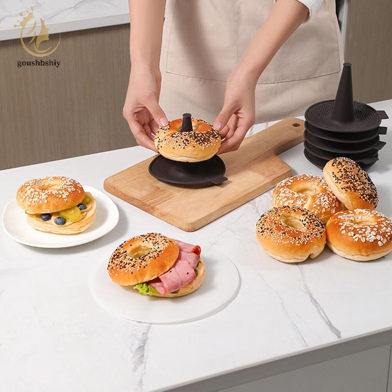[GOY] 3/6pcs Doughnut ชุดกระทะซิลิโคน Bagel แม่พิมพ์ชุด Pastry Mold DIY รูปทรงกรวยแม่พิมพ์ซิลิโคนสําหรับอบกระทะโดนัทครัวเครื่องมือ TH ราคา ถูกที่สุด ดีลบีเคเค แกลเลอรีภาพที่ 8