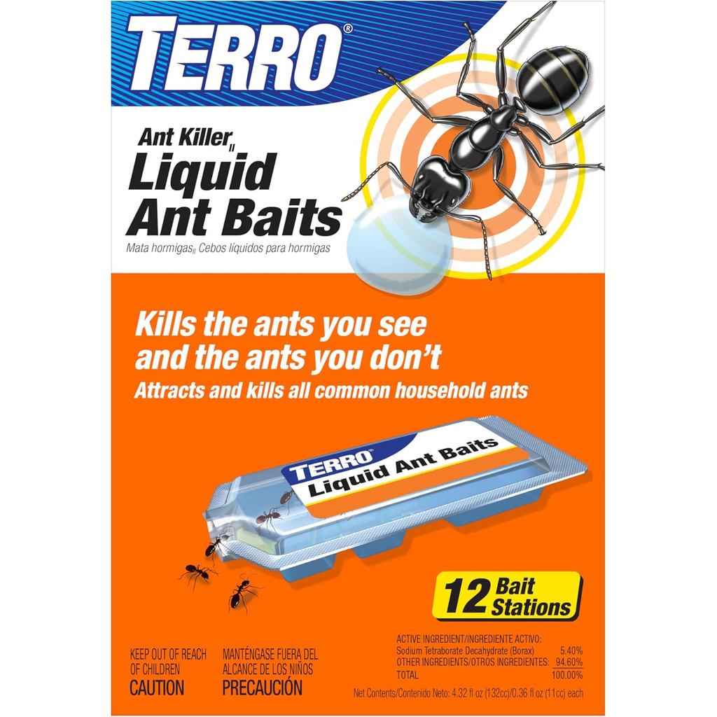 ถูกที่สุด USA Terro Ant Killer Liquid Ant Bait Stations เหยื่อ สถานี กำจัดมด บ้านมด ฆ่ามด ตายยกรัง ท