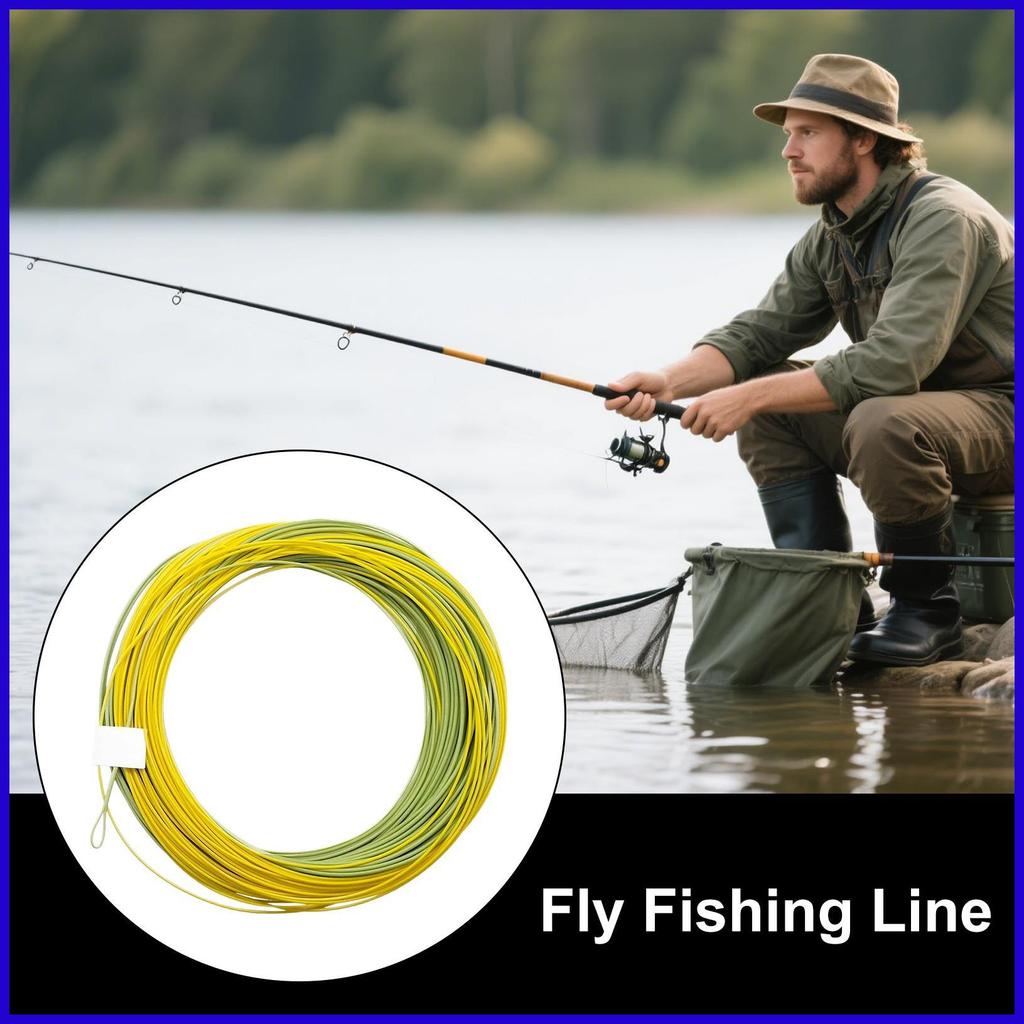 Fly Line ลวดปลาความแข็งแรงสูงเรียวลอย Fly Leader สําหรับการแข่งขันปลาเทราท์ท่องลึกทะเลน้ําจืด huebas